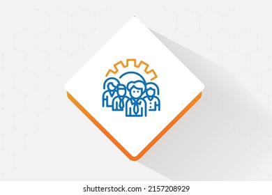 Business Continuity Management And Disaster Recovery Icon Vector Design