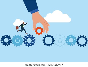Business continuity.  Modern vector illustration in flat style