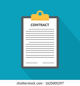 business contract concept- vector illustration