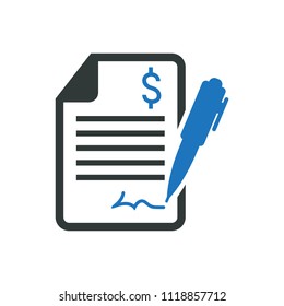 Business Contract Icon