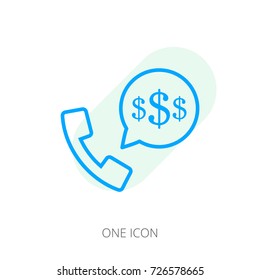 Business Conversation Icon, Cell icon, call icon