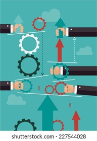 Business cooperation concept