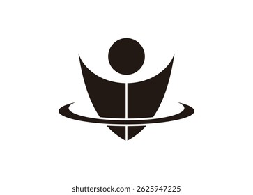 Business cooperation unity friends icon simple elements logo