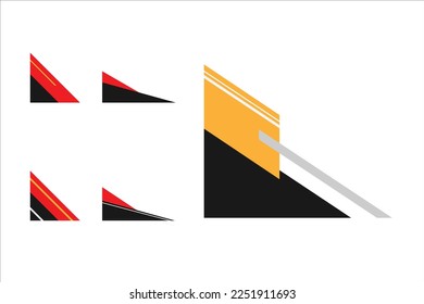 Plantilla de vectores de diseño de área de trabajo