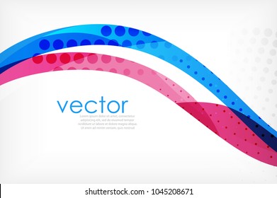 Business corporate abstract backgrounds, wave brochure or flyer design templates. Vector illustration