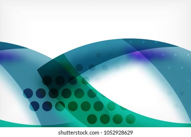 Business corporate abstract backgrounds, wave brochure or flyer design templates. Vector illustration