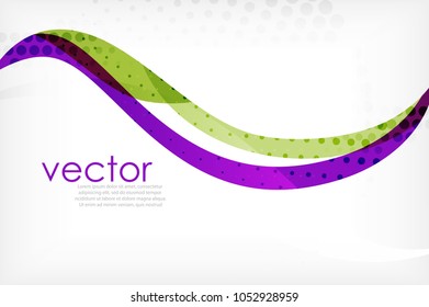 Business corporate abstract backgrounds, wave brochure or flyer design templates. Vector illustration