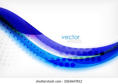Business corporate abstract backgrounds, wave brochure or flyer design templates. Vector illustration