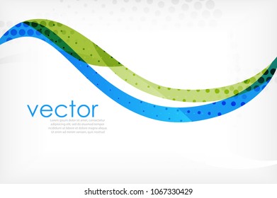 Business corporate abstract backgrounds, wave brochure or flyer design templates. Vector illustration