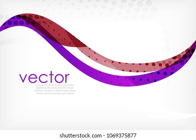 Business corporate abstract backgrounds, wave brochure or flyer design templates. Vector illustration
