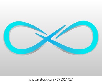 Business Corporate Abstract loop infinity blue logo vector company template emblem
