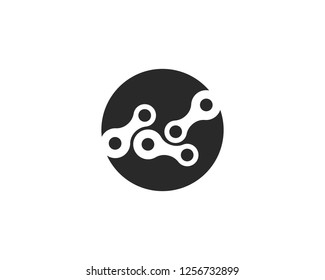 Business corporate abstract unity Chain logo design template