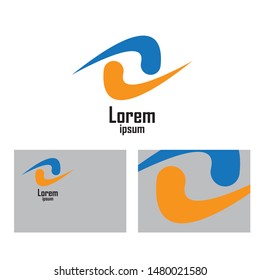 Business corporate abstract unity logo design template
