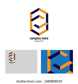 Business corporate abstract unity logo design template
