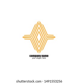 Business corporate abstract unity logo design template
