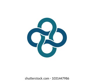 Business corporate abstract unity vector logo design template
