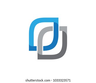 Business corporate abstract unity vector logo design template