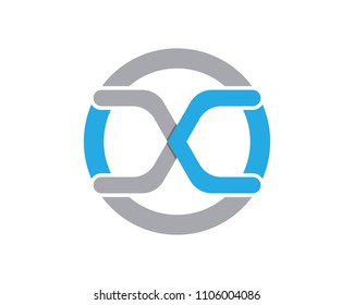 Business corporate abstract unity vector logo design template