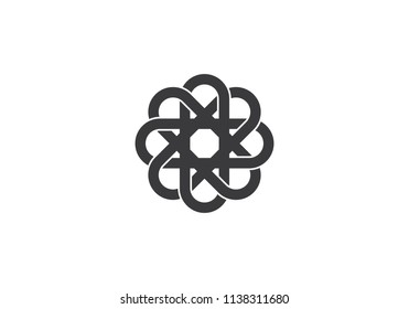 Business corporate abstract unity vector logo design template