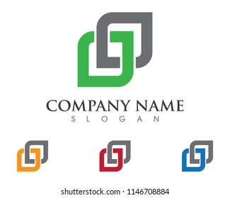 Business corporate abstract unity vector logo design template