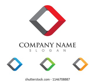 Business corporate abstract unity vector logo design template