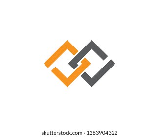 Business corporate abstract unity vector logo design template
