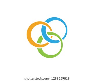 Business corporate abstract unity vector logo design template