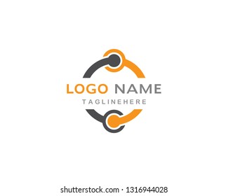 Business corporate abstract unity vector logo design