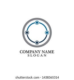 Business corporate abstract unity vector logo design