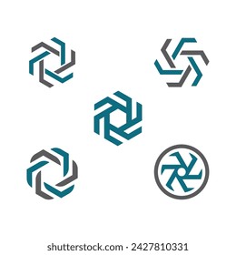 Business corporate abstract unity vector logo design template