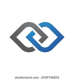 Plantilla de diseño de logotipo de vector de unidad abstracta corporativa de negocios