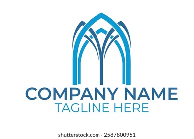 Business corporate abstract unity vector logo design template. Suitable for any company.