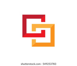 Business corporate abstract unity vector logo design template