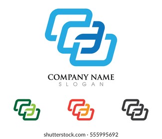 Business corporate abstract unity vector logo design template