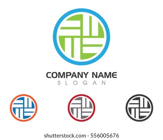 Business corporate abstract unity vector logo design template