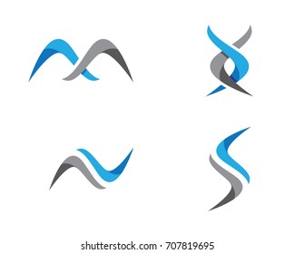 Business corporate abstract unity vector logo design template