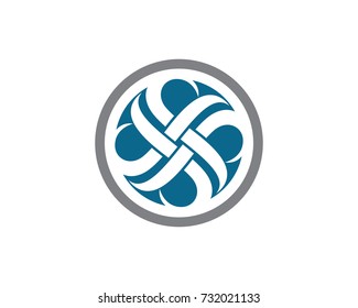 Business corporate abstract unity vector logo design template