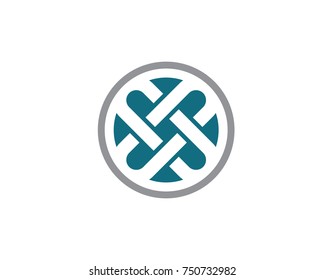 Business corporate abstract unity vector logo design template