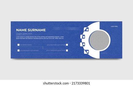 Business Corporate Company Identity professional email signature design template for all business
