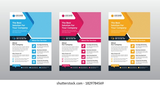 Business Corporate Creative Flyer Template Design