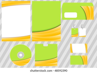 Business corporate design template. Vector illustration