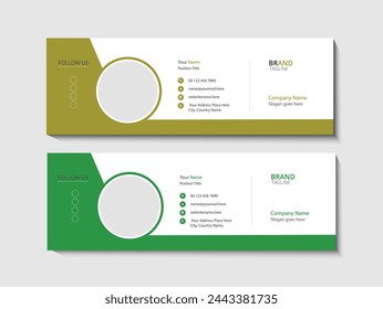 business and corporate email signature design template