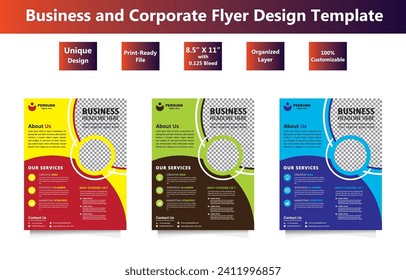 Business and Corporate Flyer Design Template