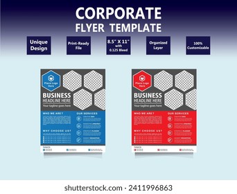 Business and Corporate Flyer Design Template