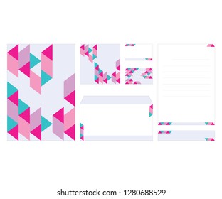 Business corporate identity office stationery