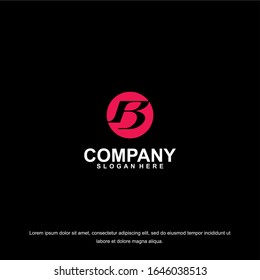 Business corporate letter B logo design template. Simple and clean flat design of letter B logo vector template. Letter B logo for business .