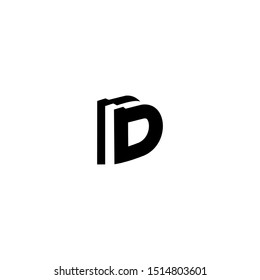 Business corporate letter D logo design vector