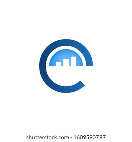 Business corporate letter E logo graphic vector