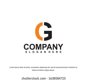 Business corporate letter G logo design vector. Colorful letter G logo vector template. Letter G logo for technology.