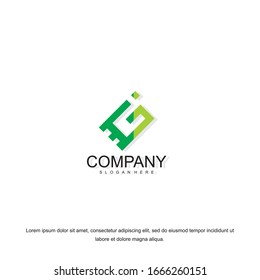 Business corporate letter G logo design template. Simple and clean flat design of letter  G logo vector template. Letter G logo for business